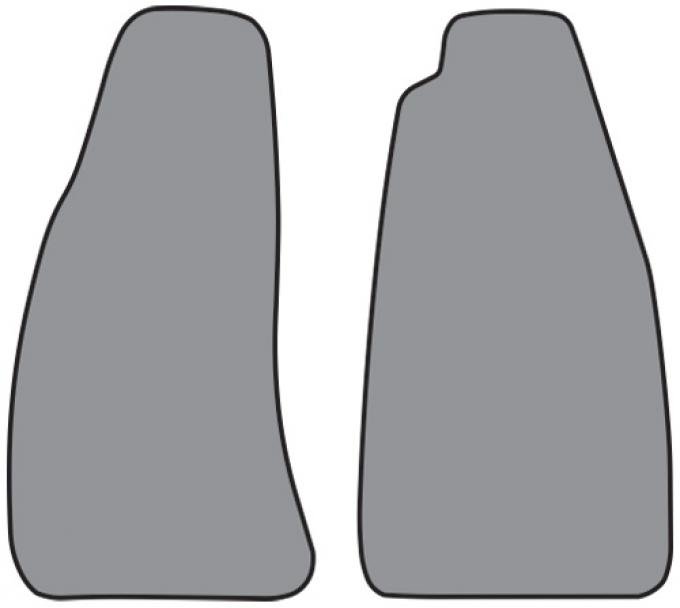 ACC 1955 MG TF Floor Mat 2pc (P1500F) Cutpile