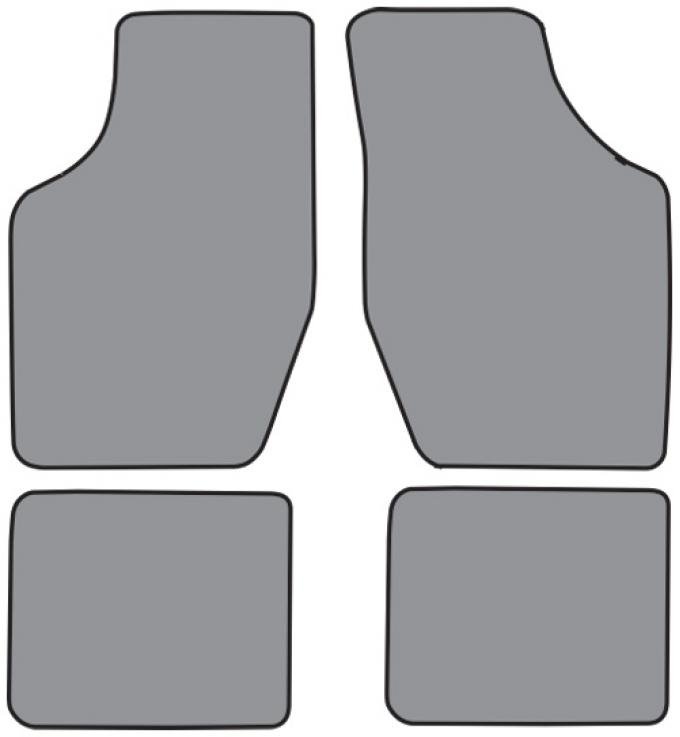 ACC 1986-1991 Cadillac Eldorado Floor Mat 4pc (FM12F FM18R) Cutpile