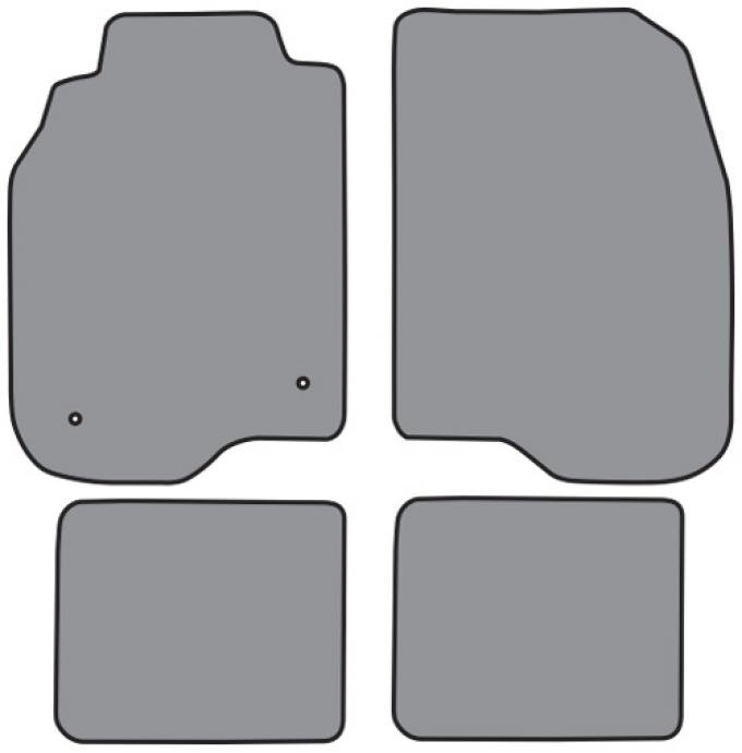 ACC 2008-2012 Chevrolet Malibu Floor Mat 4pc (P510F FM18R) Cutpile