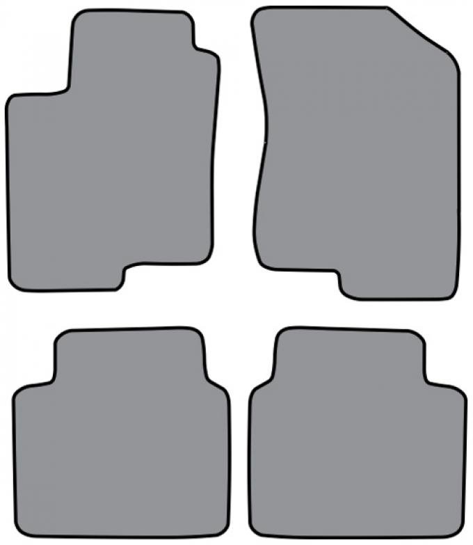 ACC 2006-2010 Hyundai Sonata Floor Mat 4pc (P547 P547R) Cutpile