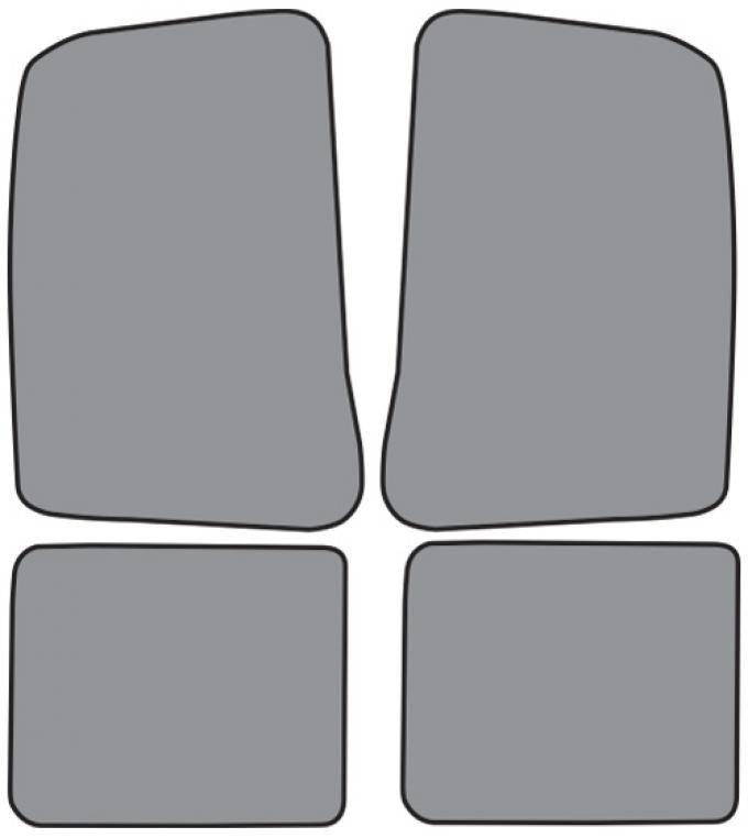 ACC 1975-1984 Volkswagen Scirocco Floor Mat 4pc (VW376F FM18R) Cutpile
