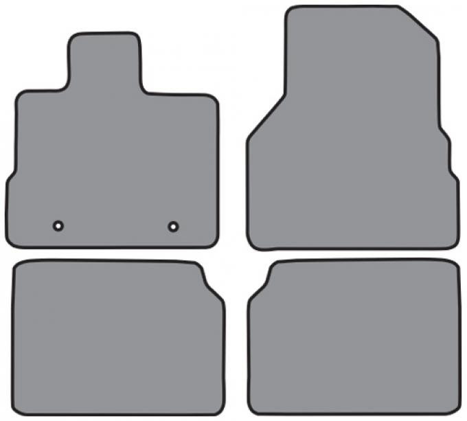 ACC 2010-2017 Chevrolet Equinox Floor Mat 4pc (FM344 FM344R) Cutpile