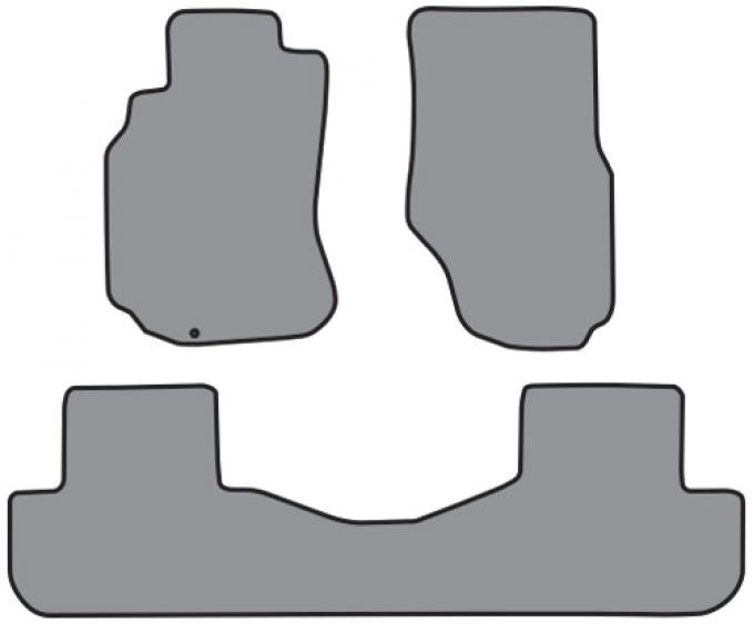 ACC 2003-2005 Infiniti G35 Sedan 2pc Frts & 1pc Rr Floor Mat (A5337 A5337R) Cutpile