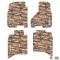 FlexTread 09-11 RAM 1500 Crew Cab & 10-11 RAM 2500/3500 Crew Cab Floor Mats (4pc) w/ Longhorn Logo NGTT10019