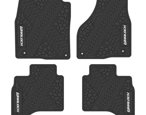 FlexTread 19-24 Dodge Ram 1500 Classic Quad Cab (4 pc) w/ Warlock Logo NGTT12020