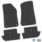 FlexTread 18-24 Jeep Wrangler JL 2Dr Floor Mats (4pc) w/ JEEP Wave w/ Wheel Logo NGTT47051