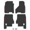 FlexTread 10-11 RAM 2500/3500 Mega Cab Floor Mats (4pc) w/ RAM Head & Text Logo NGTT36010