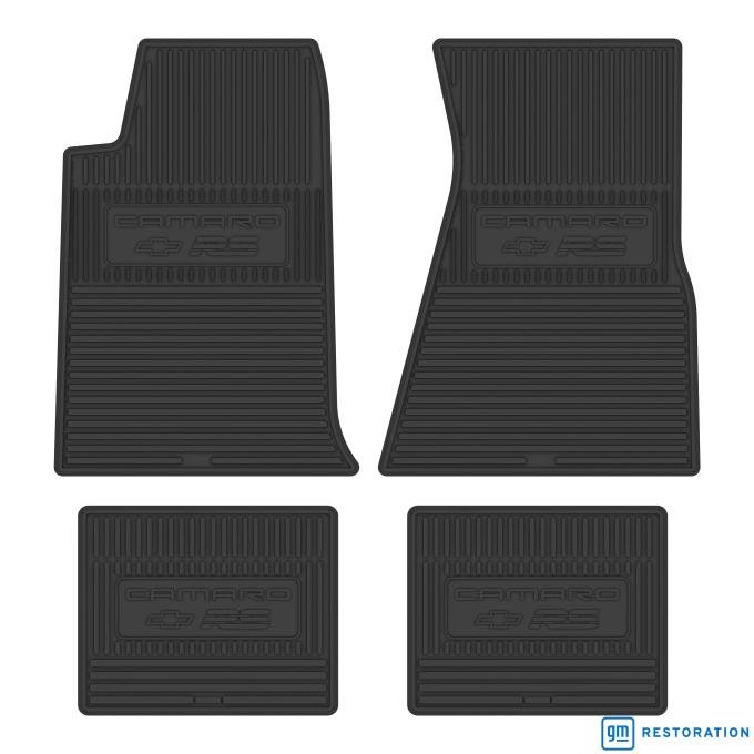 FlexTread 1996-1997 CHEVROLET CAMARO RS FLOOR MATS - BLACK FMRS0006001001