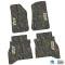 FlexTread 20-24 Jeep Gladiator Floor Mats (4pc) w/ Get Ducked Logo NGTT45054