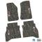 FlexTread 20-24 Jeep Gladiator Floor Mats (4pc) w/ JEEP Wave w/ Wheel Logo NGTT45051