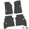 FlexTread 20-24 Jeep Gladiator Floor Mats (4pc) w/ JEEP Wave w/ Wheel Logo NGTT45051