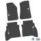 FlexTread 20-24 Jeep Gladiator Floor Mats (4pc) w/ JEEP Wave w/ Wheel Logo NGTT45051