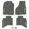 FlexTread 12-18 Dodge Ram 1500 Quad Cab/19-24 Dodge Ram 1500 Classic Quad Cab (4 pc) w/ Longhorn Logo NGTT12019