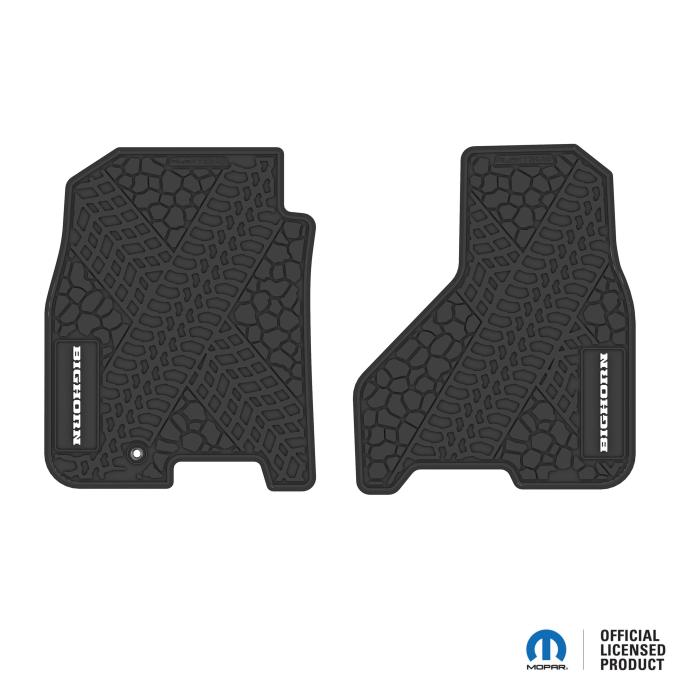 FlexTread 09-11 RAM 1500 & 10-11 RAM 2500/3500 Floor Mats (2pc) w/ Bighorn Logo NGTT08018