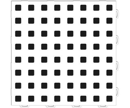 WeatherTech 51T1212 WH-BK - Garage Floor Tiles