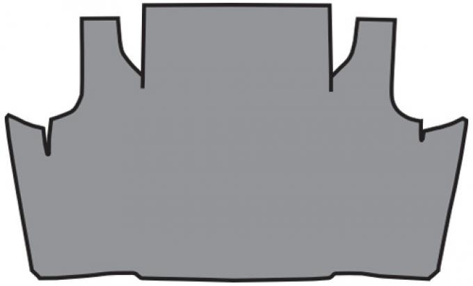 ACC 1970-1971 Ford Torino GT 2DR Hardtop/Convertible wo/Gas Filler Cut Trunk Mat TM Vinyl