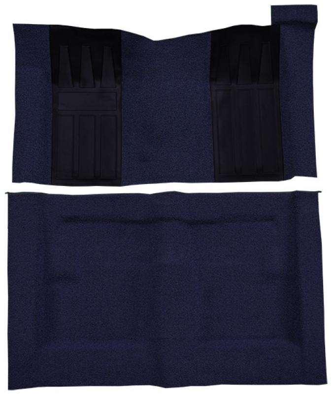 ACC 1969-1970 Ford Ranchero GT Auto with 2 Dark Blue Inserts Loop Carpet