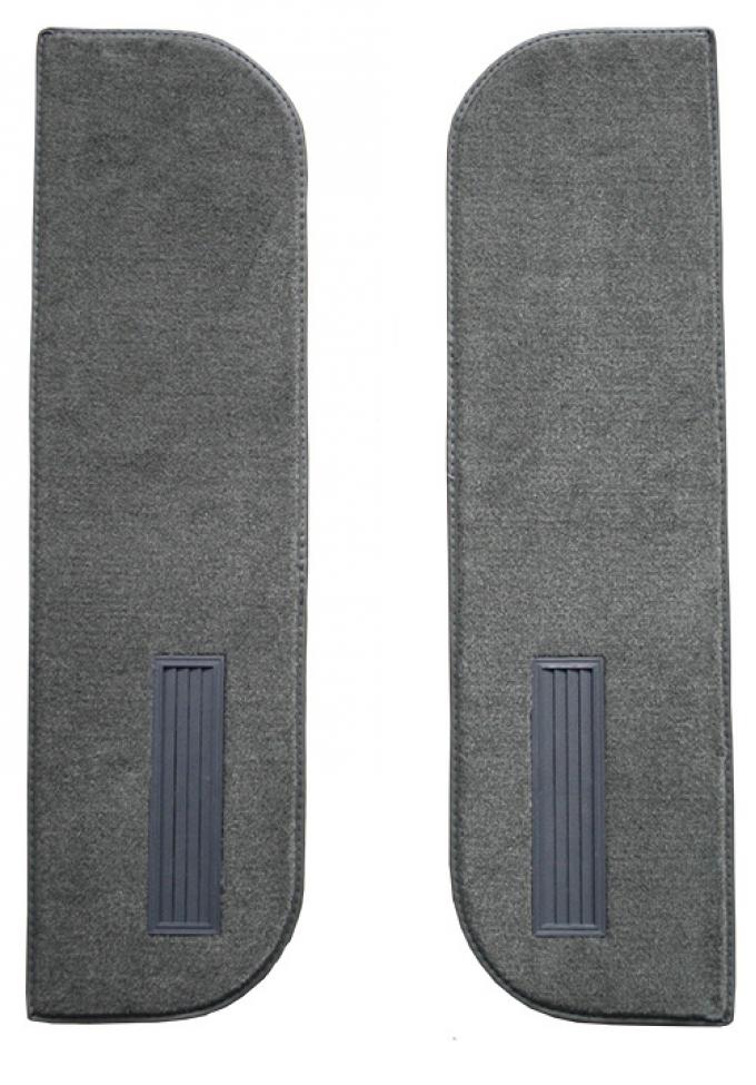 ACC 1973 Chevrolet C30 Pickup Reg Cab Inserts on Cardboard w/Vents Door Panel 2pc Loop Carpet