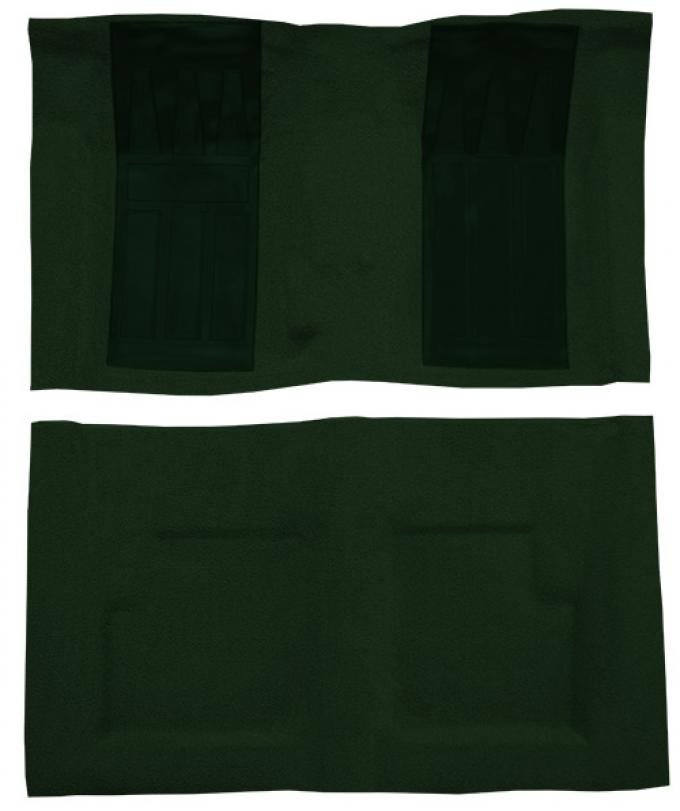 ACC 1970-1971 Ford Torino GT 2DR Convertible 4spd with 2 Dark Green Inserts Loop Carpet