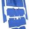 ACC 1963-1965 Ford Falcon 2DR Convertible Auto Bucket Seat Cut & Sewn Loop Carpet