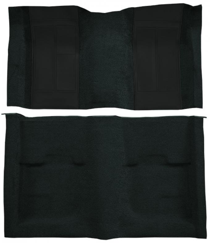 ACC 1970 Ford Mustang Mach 1 with 2 Dark Blue Inserts Fastback Nylon Carpet