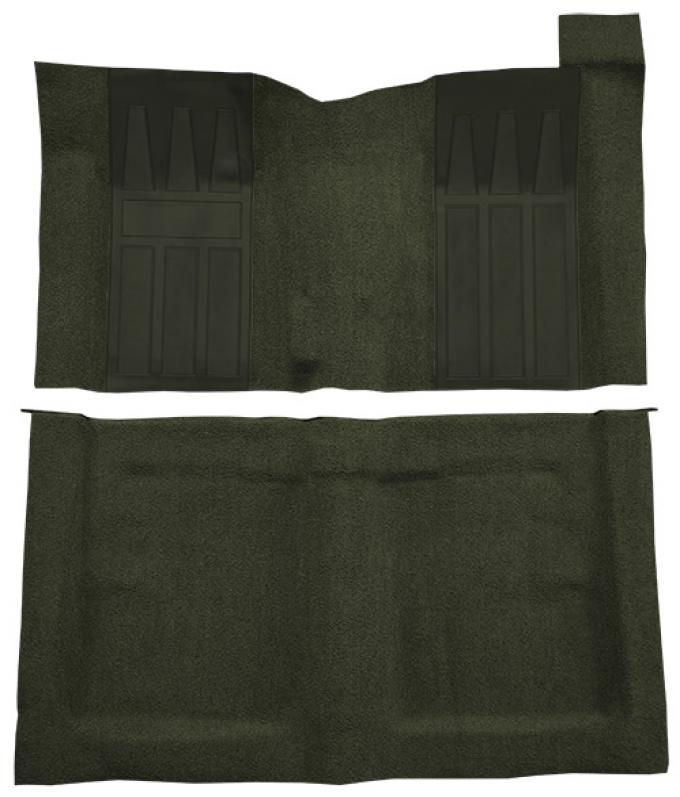 ACC 1969-1970 Ford Ranchero GT 4spd with 2 Dark Green Inserts Loop Carpet