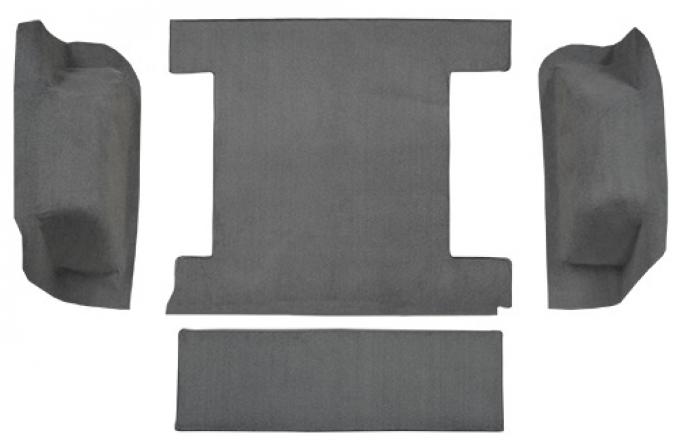 ACC 1977 Ford Bronco Cargo Area without Tailgate Lock Cutpile Carpet