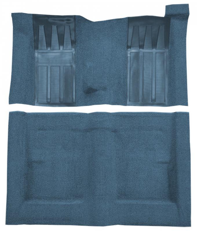 ACC 1970-1971 Ford Torino GT 2DR Hardtop/Fastback 4spd with 2 Med Blue Inserts Loop Carpet