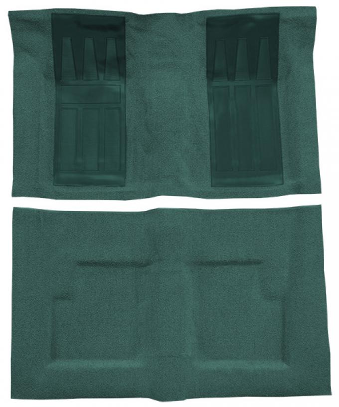 ACC 1969-1971 Ford Torino GT 2DR Convertible Auto with 2 Aqua Inserts Loop Carpet