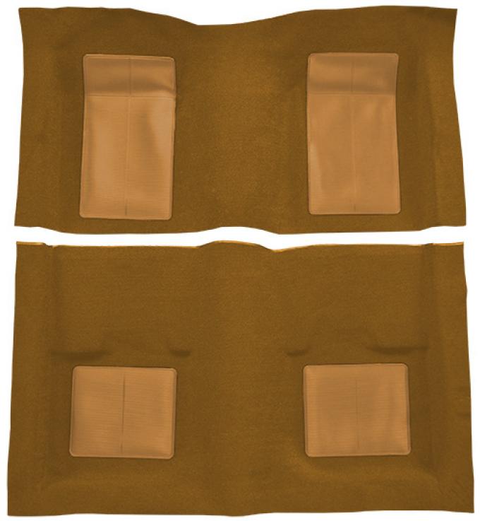 ACC 1969 Ford Mustang Mach I with 4 Medium Saddle Inserts Fastback Nylon Carpet