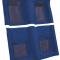 ACC 1969 Ford Mustang Mach I with 4 Medium Blue Inserts Fastback Nylon Carpet