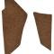 ACC 1992-1998 GMC C2500 Suburban Kick Panel Inserts without Cardboard Cutpile Carpet