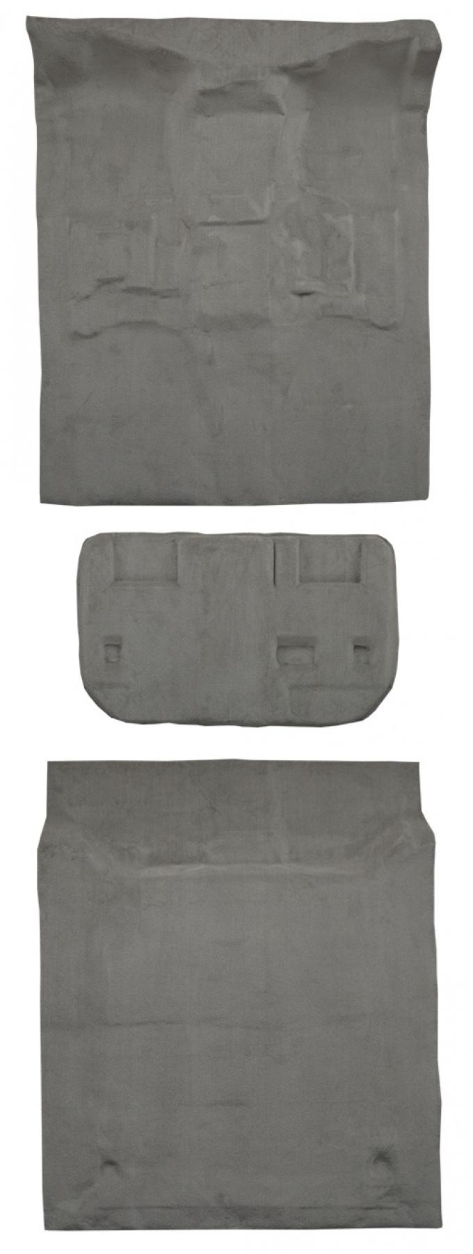 ACC 2007-2009 Chevrolet Suburban 1500 4DR w/2nd Row 60-40 Seat Mount Cover w/o Heel Pad Complete Cutpile Carpet