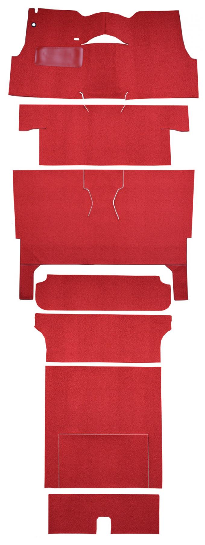 ACC 1956 Chevrolet Two-Ten Series 2DR Wagon Bucket Seat Complete Loop Carpet