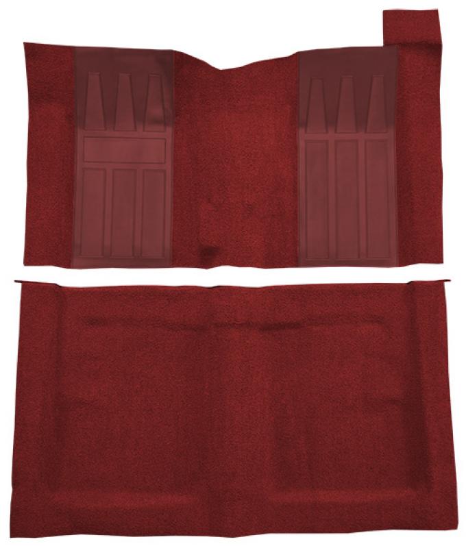 ACC 1969-1970 Ford Ranchero GT 4spd with 2 Maroon Inserts Loop Carpet