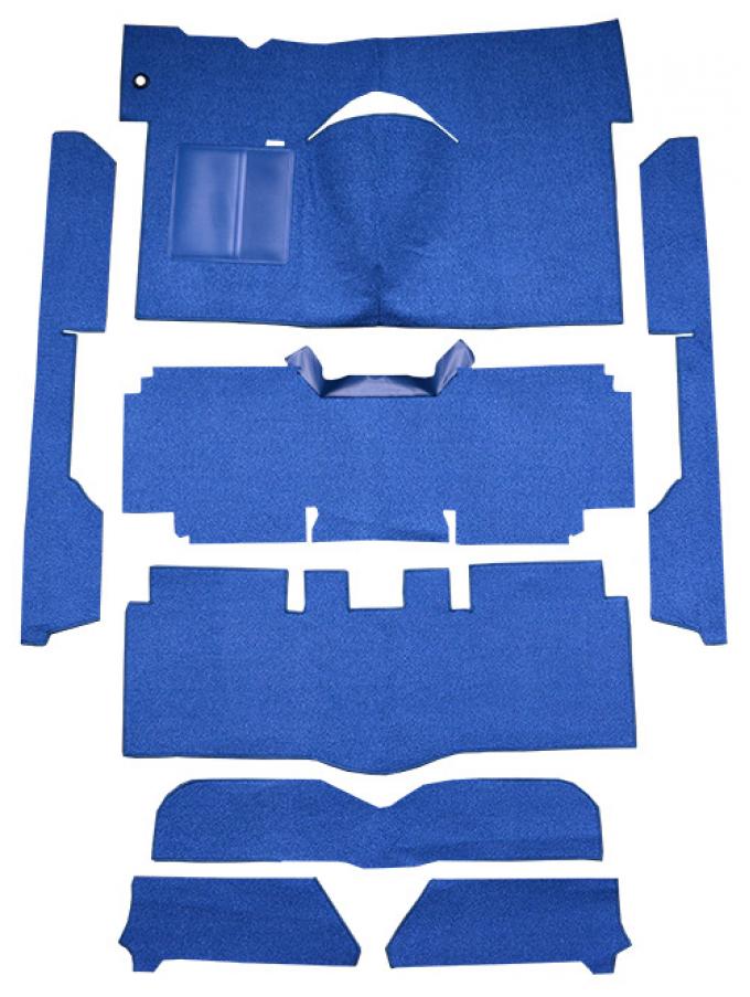 ACC 1963-1965 Ford Falcon 2DR Convertible Auto Bucket Seat Cut & Sewn Loop Carpet
