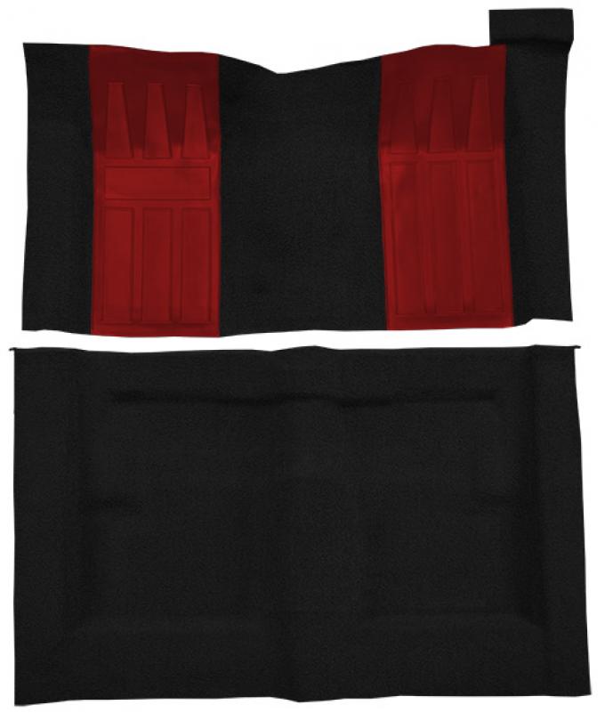 ACC 1966-1969 Mercury Cyclone GT with 2 Red Inserts Hardtop Auto Loop Carpet