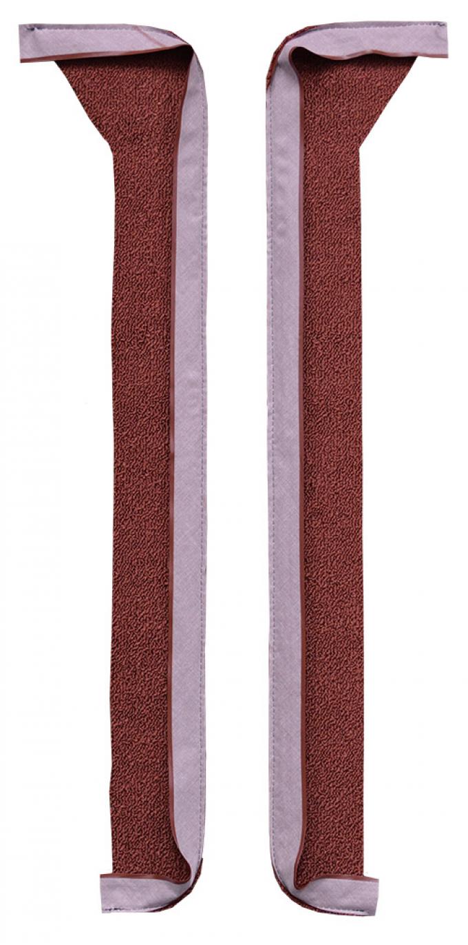 ACC 1969-1970 Cadillac DeVille Door Panel 2DR Coupe/Convertible Inserts without Cardboard 2pc Cutpile Carpet