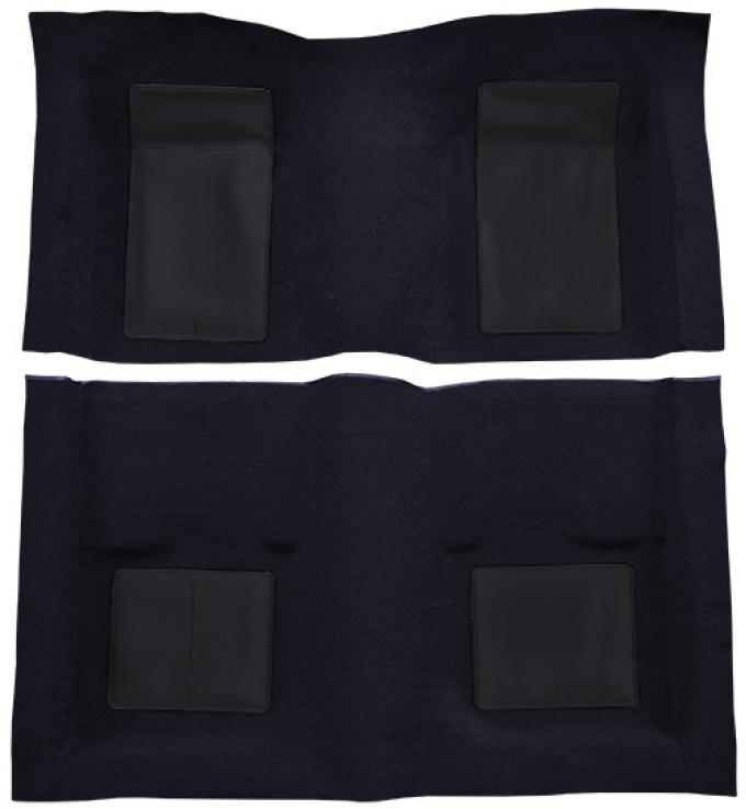 ACC 1969 Ford Mustang Mach I with 4 Dark Blue Inserts Fastback Nylon Carpet