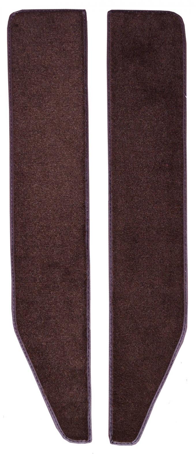 ACC 1978-1979 Ford Bronco Door Panel Front Inserts with Cardboard 2pc Cutpile Carpet