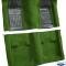 ACC 1971-1973 Ford Mustang Mach 1 with 2 Green Running Pony Inserts Fastback Nylon Carpet