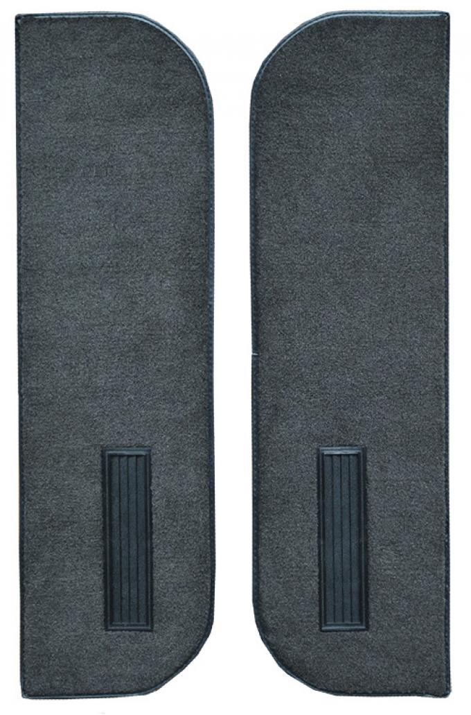 ACC 1973 GMC Jimmy Door Panel Inserts on Cardboard w/Vents 2pc Loop Carpet