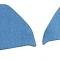 ACC 1960-1963 GMC 2500 Series Kick Panel Inserts without Cardboard Reg Cab Loop Carpet