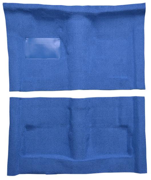 Auto Custom Carpets 19354 Cutpile Floor Mat Kit For 1970-1974 AMC Javelin (4-Piece With Logo)-1050205