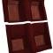 ACC 1969 Ford Mustang Mach I with 4 Maroon Inserts Fastback Nylon Carpet