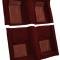 ACC 1969 Ford Mustang Mach I with 4 Maroon Inserts without Shifter Cut Fastback Nylon Carpet