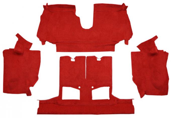 ACC 1990-1993 Chevrolet Corvette Convertible with 2 Door Latches Rear Cutpile Carpet