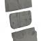 ACC 2007-2009 Chevrolet Suburban 2500 4DR w/2nd Row 60-40 Seat Mount Cover w/o Heel Pad Complete Cutpile Carpet